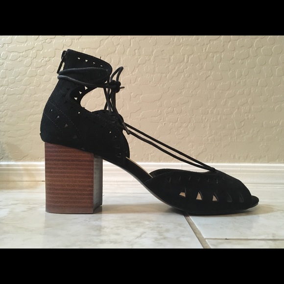 Nine West Shoes - Black Nine West Lace Up Sandal